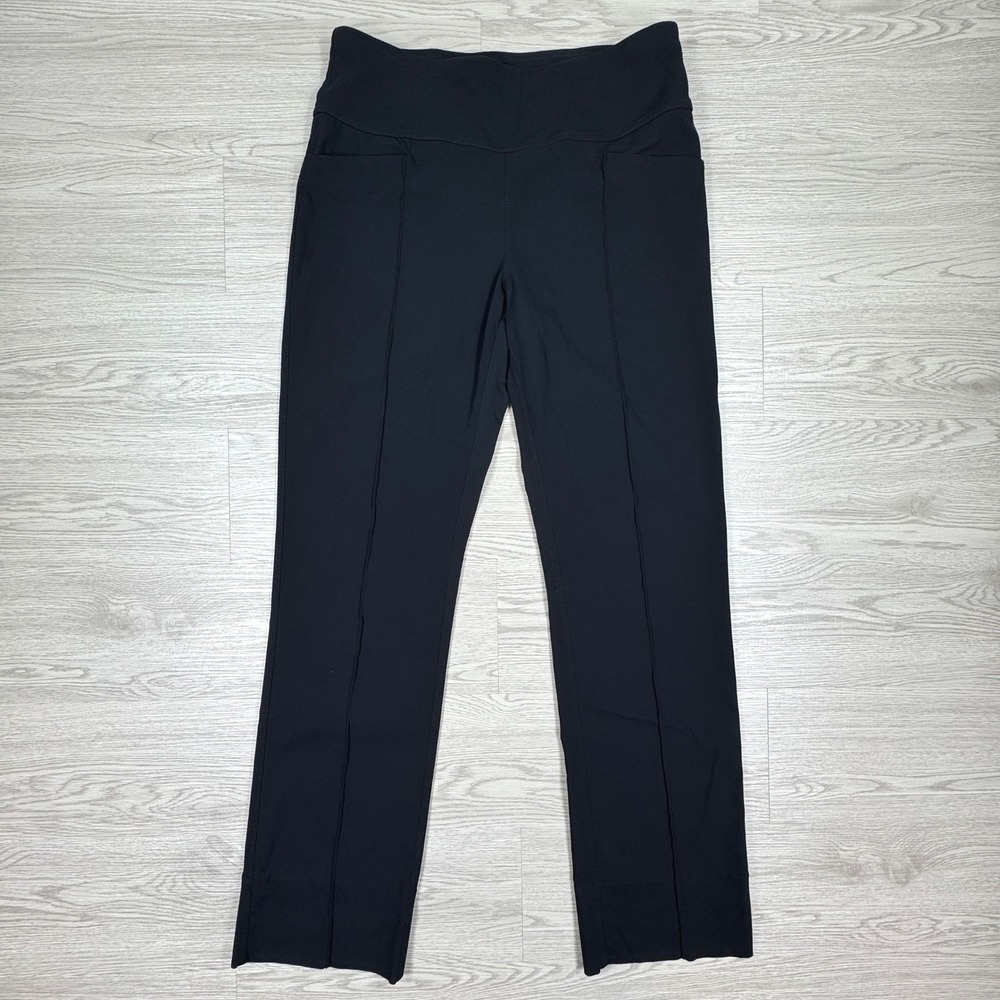 Jofit Women's Pants Golf Athleisure Pull On Straight Leg Black Medium